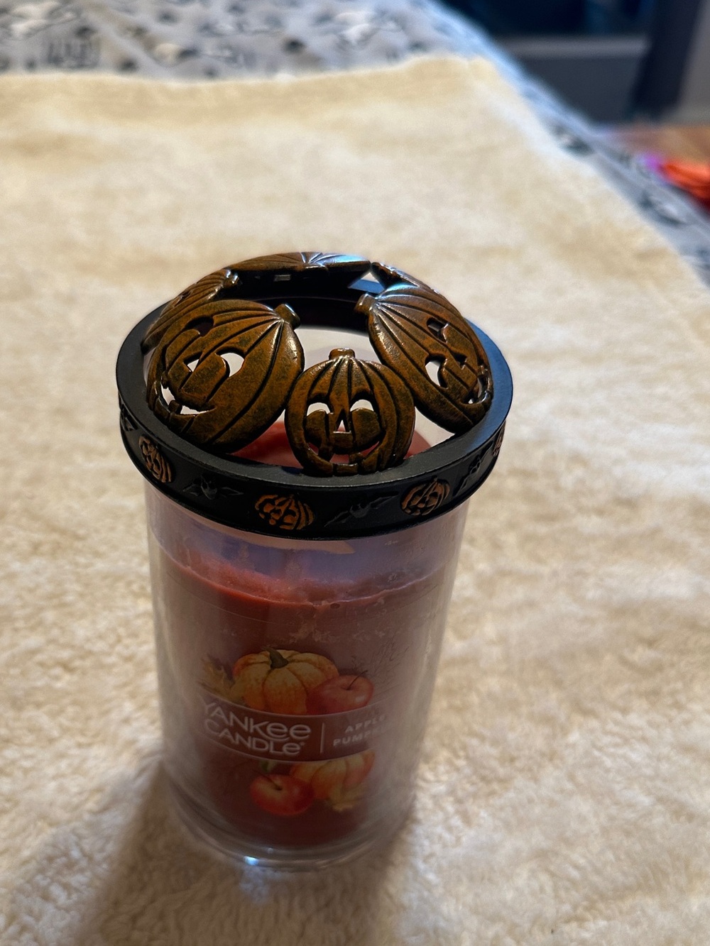 Vintage Yankee Candle Jack-o-Lantern Illuma-Lid